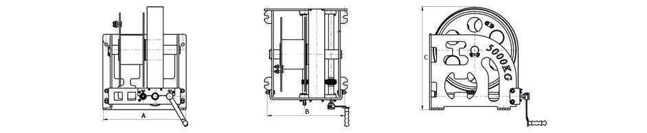 Heavy-duty Brake Hand Winch - 1