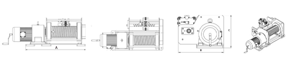 Stainless Steel Equipment-matching Winch - 1
