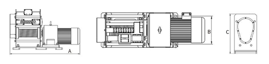 I-shaped Industrial Winch - 1