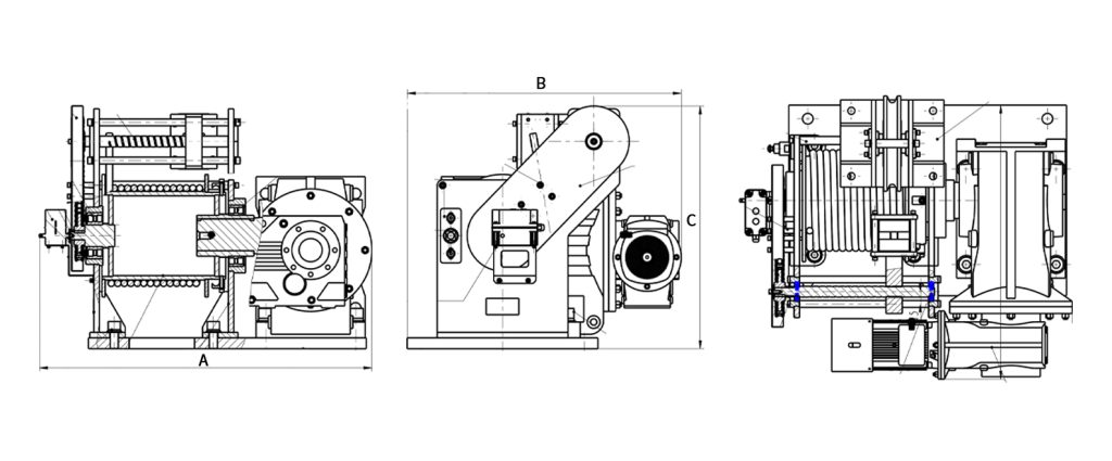 Self-reeling Industrial Winch - 1